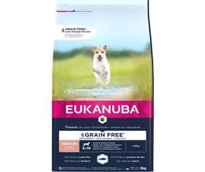 Hund - Eukanuba Senior Small/Medium Grainfree Ocean Fish 3KG - EH760300