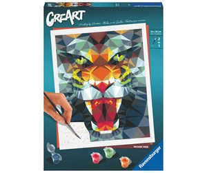 Kreative leker - Ravensburger Polygon Tiger - 11223626