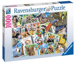 Puslespill - Ravensburger Traveller's Animal Journal - 10217322