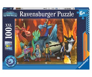 Puslespill - Ravensburger Dragons 100p - 10113379