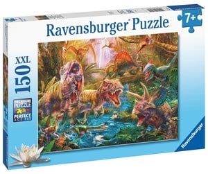 Puslespill - Ravensburger T-Rex Attack! - 10113348