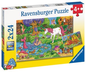 Puslespill - Ravensburger Magical Forest 2x24p - 10105637