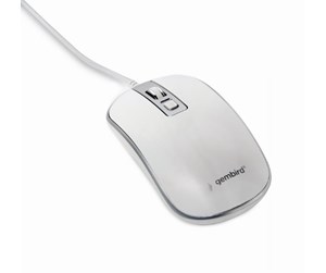 Mus - Gembird Wired optical mouse 4B-06 - Mus - Optisk - 4 - Hvit - MUS-4B-06-WS