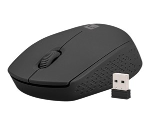 Mus - Natec STORK - mouse - 2.4 GHz - black - Mus - Optisk - 3 knapper - Svart - NMY-2000