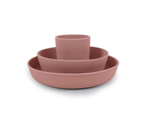 Babyutstyr - Filibabba Silicone dinner set - Rose - FI-02253