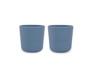 Babyutstyr - Filibabba Silicone cup 2-pack - Powder blue - FI-SI019