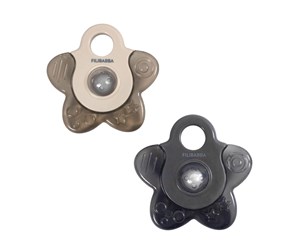 Babyleker - Filibabba Teether - Cooling star 2-pack grey mix - FI-PH049