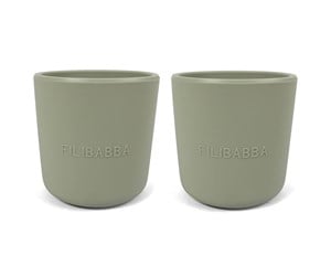 Babyutstyr - Filibabba Silicone cup 2-pack - Green - FI-02267