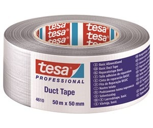 Tape & Lim - tesa Duct Tape 50m x 50mm Grey - 04610-00000-01