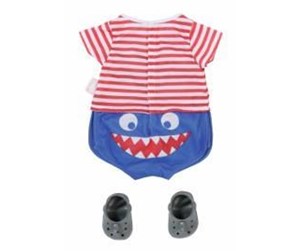 Dukker, Bamser & Utstyr - Baby Born Bath Pyjamas wShoes blue 43cm - 834268