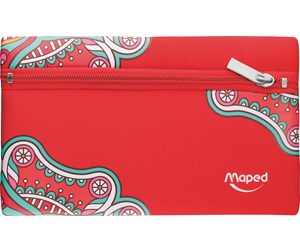 Skrive- & Tegneverktøy - Maped Pencil case Flat Mandala without content - 934726