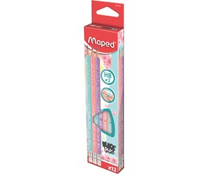 Skrive- & Tegneverktøy - Maped blackpeps school pencil Pastel HB. Box of 12 pcs - 851230