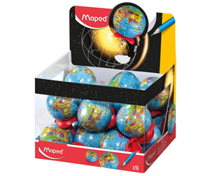 Skrive- & Tegneverktøy - Maped sharpener. World globe - 1 pcs. - 051111