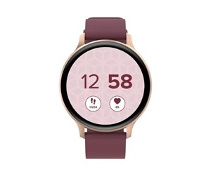 Smartklokke, Smartwatch & Sportsklokke - Canyon SW-68 - gold - smart watch with strap - 64 MB - dark red - CNS-SW68RR