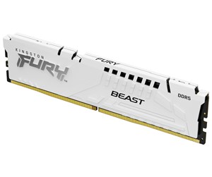 RAM - Kingston FURY Beast DDR5-5200 - 16GB - CL36 - Single Channel (1 pcs) - AMD EXPO - Hvit - KF552C36BWE-16