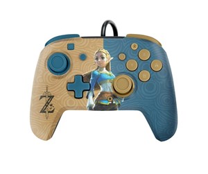 Spill - Tilbehør - PDP Faceoff Deluxe+ Audio Wired Controller - Zelda - Controller - Nintendo Switch - 708056068592