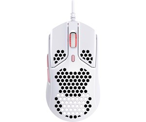 Mus - HyperX Pulsefire Haste Wired - Gaming mus - Optisk - 6 - Hvit - 4P5E4AA