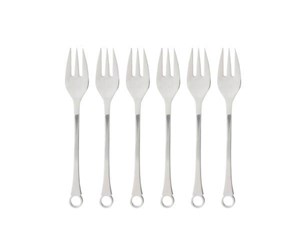 Kjøkkenredskaper - Gense Cake fork Pantry 16 cm 6 pcs. matte/gloss steel - 20522