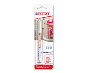 Skrive- & Tegneverktøy - Edding e-751 paint marker white - 4-751-1-1049