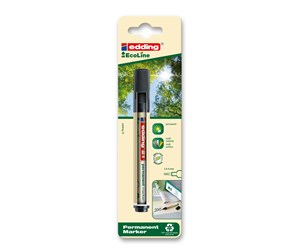 Verktøy - Edding e-21 EcoLine permanen marker black - 4-21-1-1001