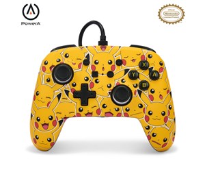 Spill - Tilbehør - PowerA Enhanced Wired Controller for Nintendo Switch - Pikachu Moods - Controller - Nintendo Switch - NSGP0083-01