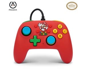 Spill - Tilbehør - PowerA Nano Wired Controller for Nintendo Switch - Mario Medley - Controller - Nintendo Switch - NSGP0123-01