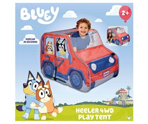 Utendørsleker - Bluey Heeler 4WD Pop Up Play Tent - LIN10020