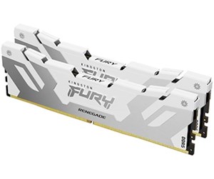 RAM - Kingston FURY Renegade DDR5-6000 - 64GB - CL32 - Dual Channel (2 pcs) - Intel XMP - Hvit - KF560C32RWK2-64