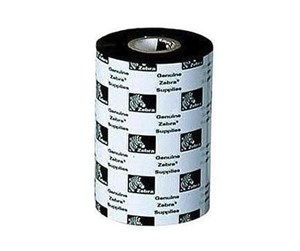 Printertilbehør blekk/toner - Zebra 1600 Economy Wax - 18-pack - black - print ribbon - Skriverbånd Svart - 01600BK08345