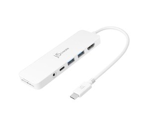 Dokkingstasjon - j5create JCD373 - docking station - USB-C 3.1 - HDMI - JCD373-N