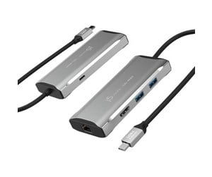 Dokkingstasjon - j5create Elite JCD392 - docking station - USB-C / USB4 / Thunderbolt 3 / Thunderbolt 4 - HDMI - GigE - JCD392-N