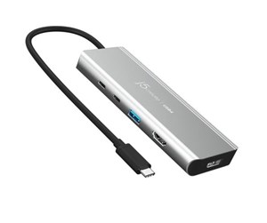 Dokkingstasjon - j5create JCD401 - docking station - USB-C / USB4 / Thunderbolt 3 / Thunderbolt 4 - HDMI DP USB-C - JCD401-N