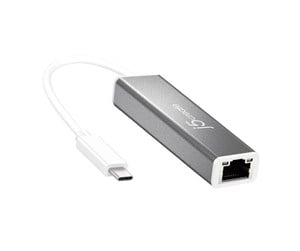 Nettverksadapter - j5create JCE133G - network adapter - USB-C 3.1 Gen 1 - Gigabit Ethernet x 1 - JCE133G-N