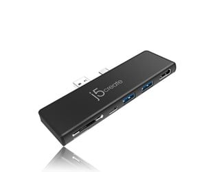 Dokkingstasjon - j5create JCD324 - mini-dock - USB-C / USB 3.0 - HDMI - JCD324B-N