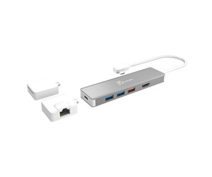 Dokkingstasjon - j5create JCD375 - docking station - USB-C 3.1 Gen 2 - HDMI - GigE - JCD375-N