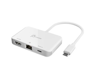 Dokkingstasjon - j5create JCA351 - docking station - USB-C 3.1 - HDMI - GigE - JCA351-N