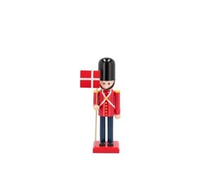 Dekorasjon - Celebrate Guard 25 cm Red/Black Wood - 27628