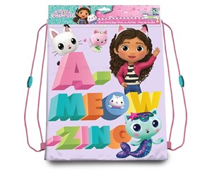 Skoleutstyr - Euromic GABBY'S DOLLHOUSE Drawstring gym bag 30 x 40 cm - 033709610