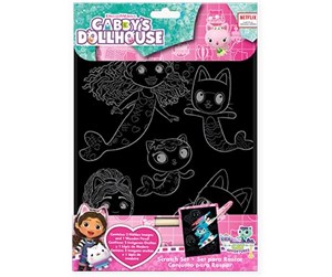 Hobbyartikler - Euromic GABBY'S DOLLHOUSE Scratch set w/pencil - 033706600