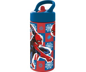 Skoleutstyr - Euromic SPIDERMAN sipper water bottle 410ml - NEW - 088808718-74731