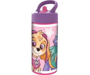 Skoleutstyr - Euromic Paw Patrol Girl sipper water bottle 410ml - NEW - 088808718-74531