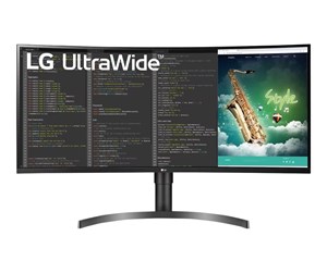 Skjerm - 35" LG UltraWide 35WN75CP-B - 3440x1440 - 100Hz - VA - HDR10 - 94W USB-C - 35WN75CP-B