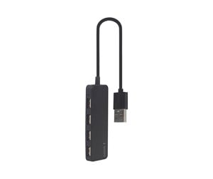 USB-hub - Gembird UHB-CM-U2P4-01 - hub - 4 ports USB-hub - 4 porter - Svart - UHB-CM-U2P4-01