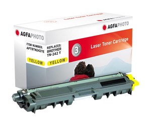 Printertilbehør blekk/toner - Agfa Photo - yellow - toner cartridge (alternative for: Brother TN242Y) - Laser toner Yellow - APTBTN242YE