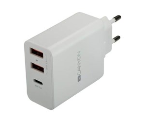 Mobil - Adaptere og ladere - Canyon H-08 power adapter - USB 24 pin USB-C - 30 Watt - CNE-CHA08W