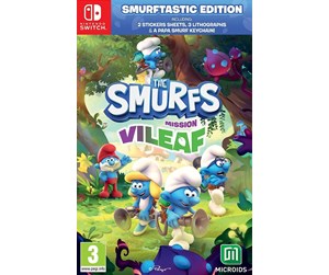 Spill - The Smurfs: Mission ViLeaf (Smurftastic Edition) (Code in a Box) - Nintendo Switch - Platformer - 3701529508578