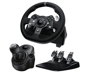 Spill - Tilbehør - Logitech G920 Driving Force + Driving Force Shifter Bundle - Wireless Wheel, gamepad and pedals set - Microsoft Xbox One - 1129175