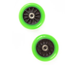 Utendørsleker - My Hood Set of Wheels 100 mm - Black/Lime - 505086