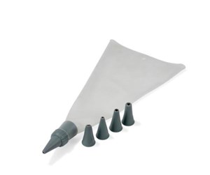 Kjøkkentilbehør - Funktion Piping bag 5 nozzles grey - 222100