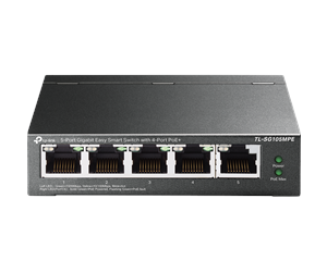 Switch/splitter - TP-Link TL-SG105MPE 5-Port Gigabit Easy Smart Switch with 4-Port PoE+ - TL-SG105MPE